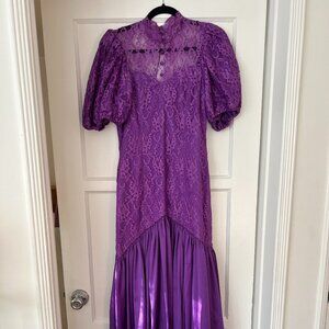 VINTAGE 80's Prom Dress